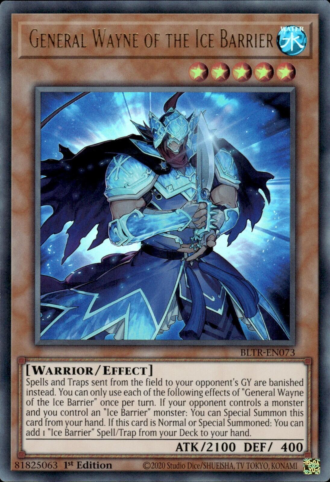 General Wayne of the Ice Barrier [BLTR-EN073] Ultra Rare | Pegasus Games WI