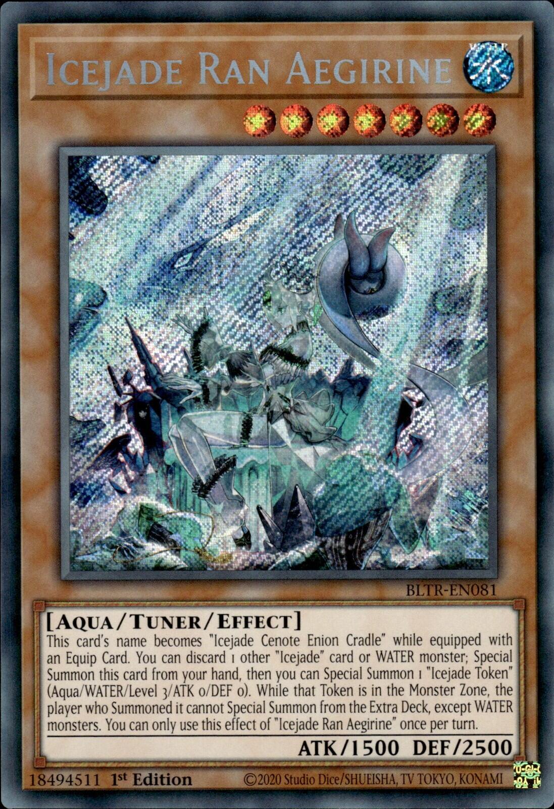 Icejade Ran Aegirine [BLTR-EN081] Secret Rare | Pegasus Games WI
