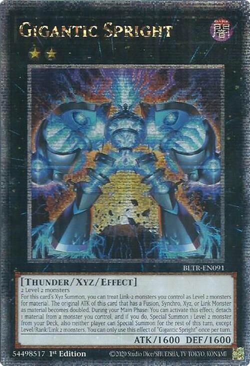Gigantic Spright (Quarter Century Secret Rare) [BLTR-EN091] Quarter Century Secret Rare | Pegasus Games WI