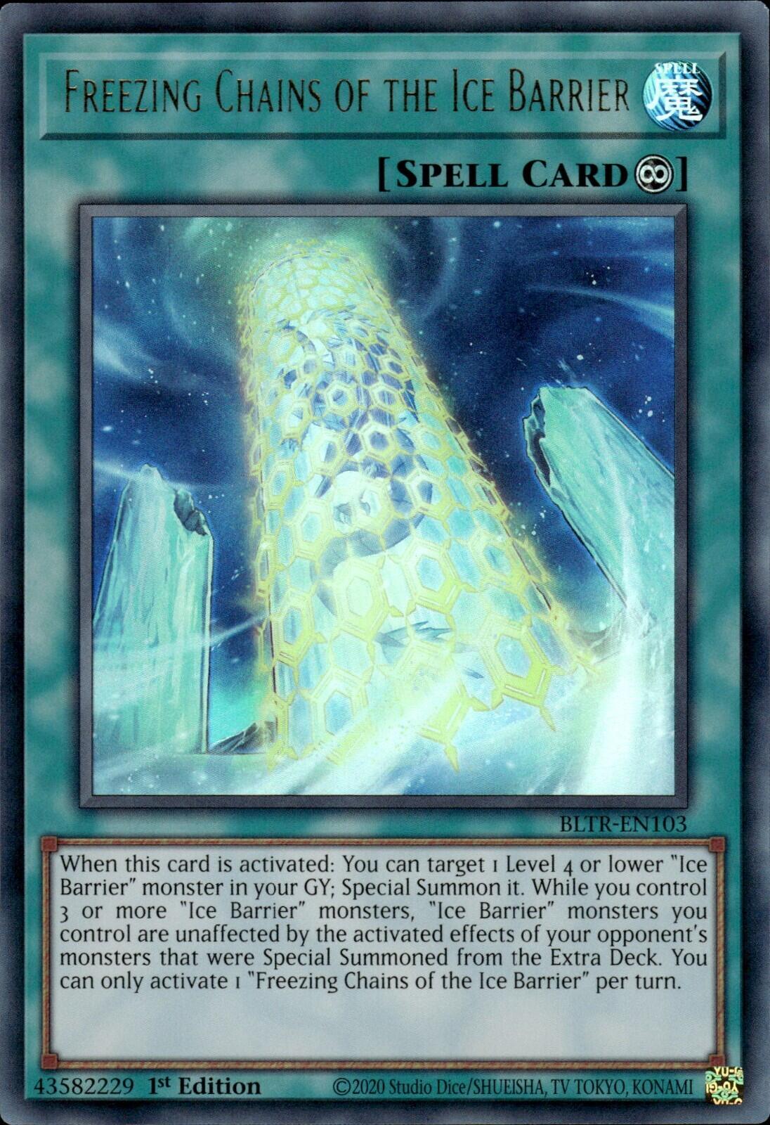 Freezing Chains of the Ice Barrier [BLTR-EN103] Ultra Rare | Pegasus Games WI