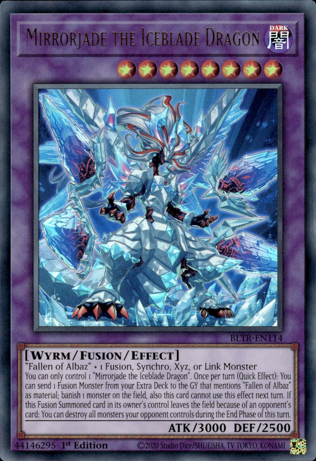 Mirrorjade the Iceblade Dragon [BLTR-EN114] Ultra Rare | Pegasus Games WI