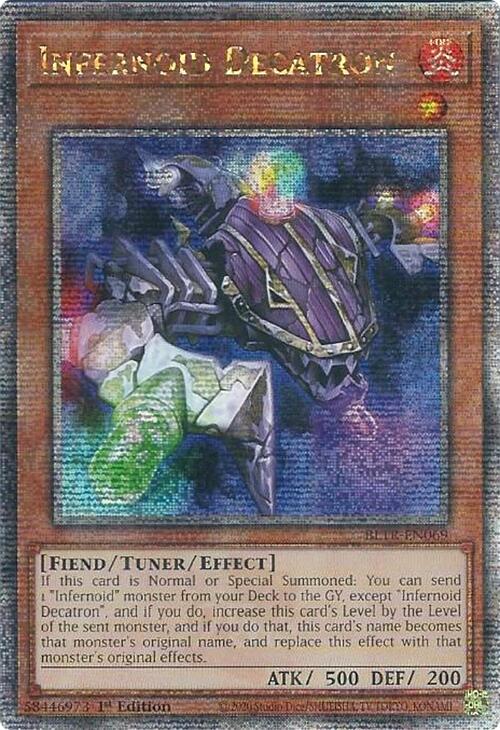 Infernoid Decatron (Quarter Century Secret Rare) [BLTR-EN069] Quarter Century Secret Rare | Pegasus Games WI