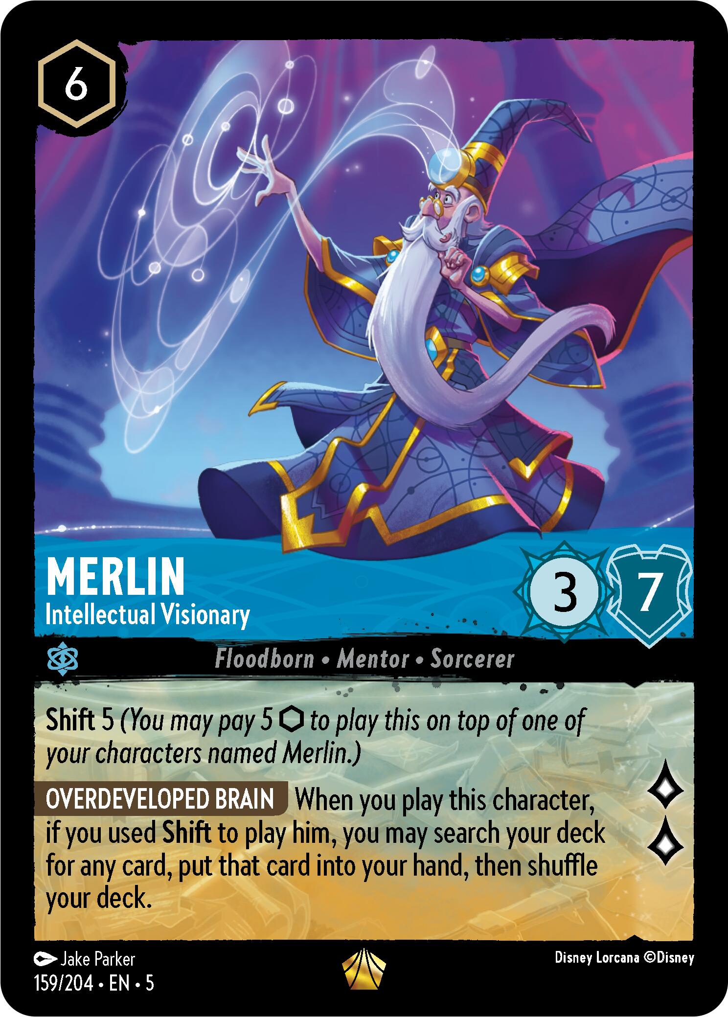 Merlin - Intellectual Visionary (159/204) [Shimmering Skies] | Pegasus Games WI