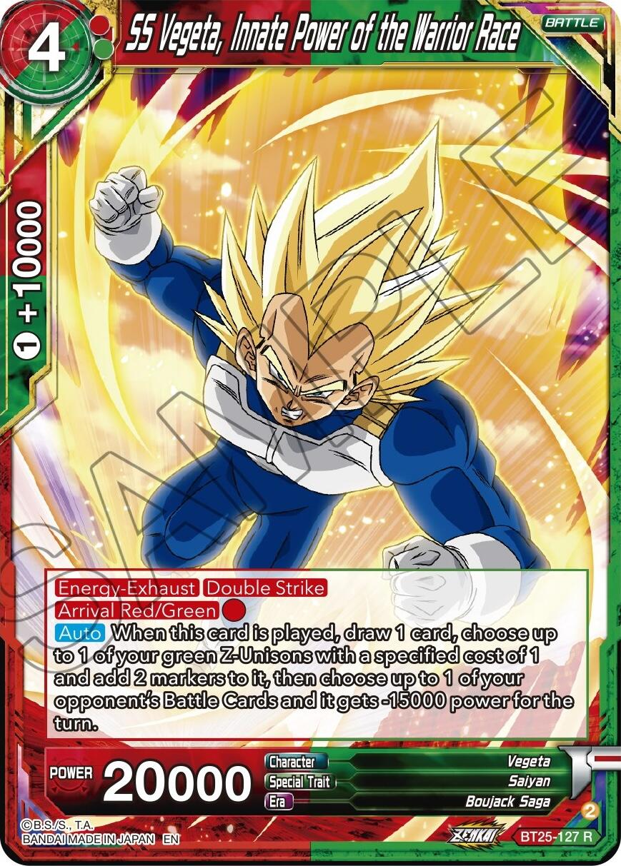 SS Vegeta, Innate Power of the Warrior Race (BT25-127) [Legend of the Dragon Balls] | Pegasus Games WI