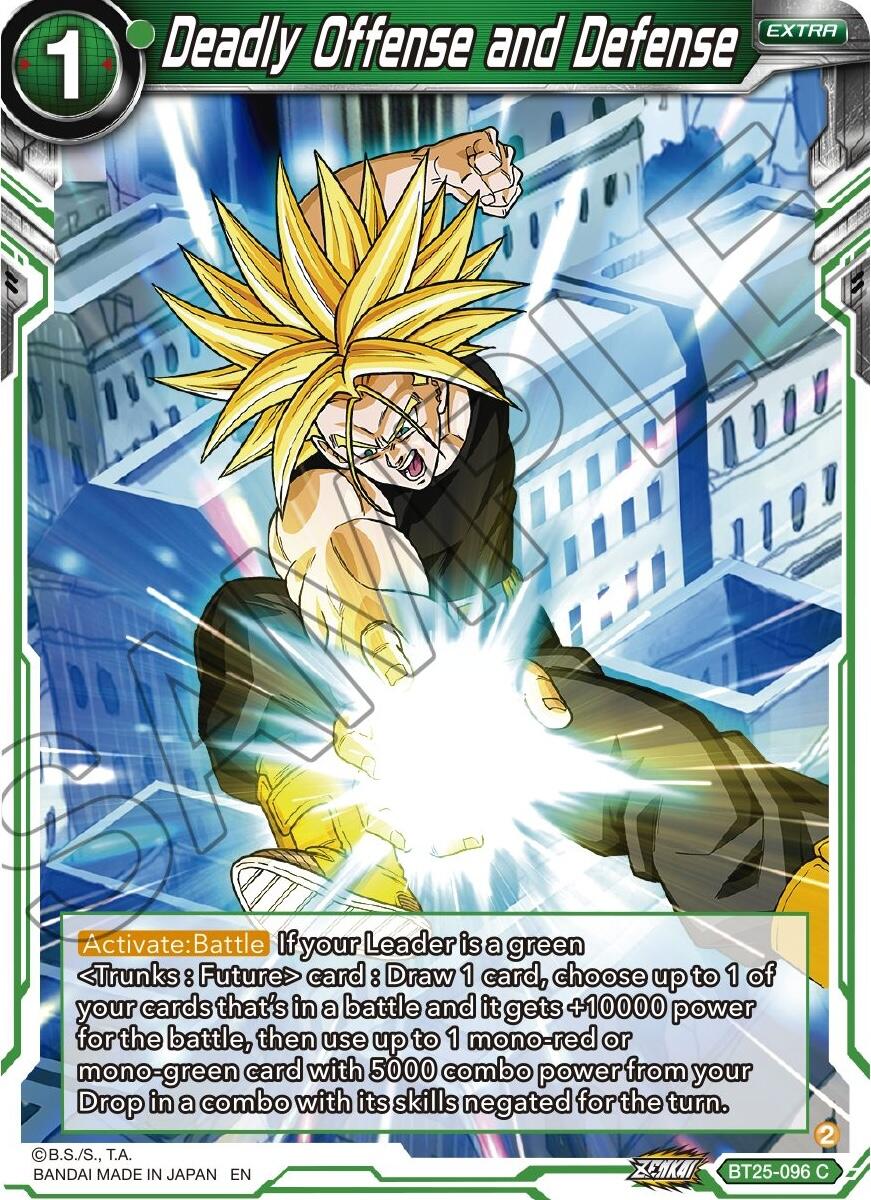 Deadly Offense and Defense (BT25-096) [Legend of the Dragon Balls] | Pegasus Games WI