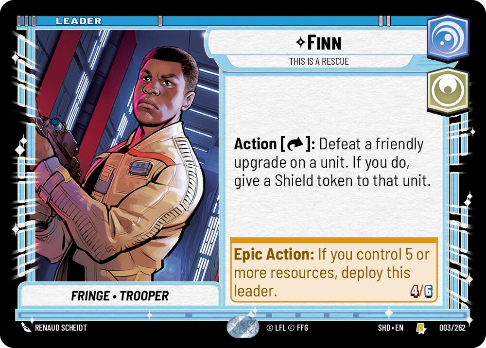 Finn - This is a Rescue (003/262) [Shadows of the Galaxy] | Pegasus Games WI