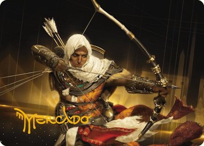 Bayek of Siwa Art Card (Gold-Stamped Signature) [Assassin's Creed Art Series] | Pegasus Games WI