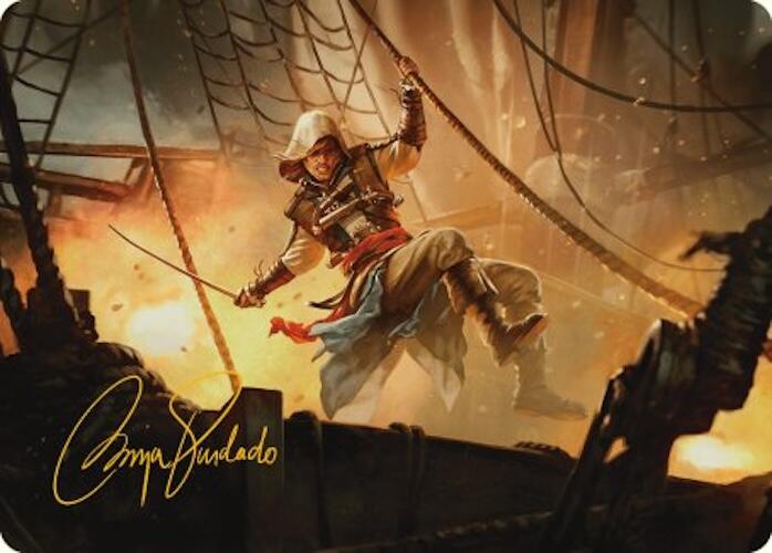 Edward Kenway Art Card (Gold-Stamped Signature) [Assassin's Creed Art Series] | Pegasus Games WI