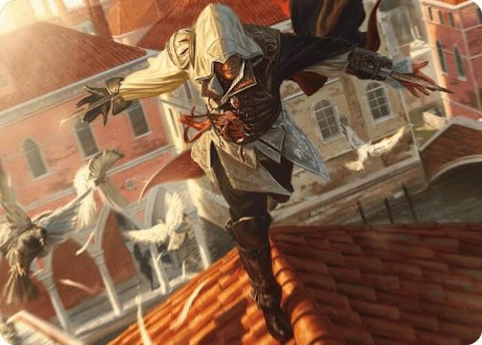 Ezio, Blade of Vengeance Art Card [Assassin's Creed Art Series] | Pegasus Games WI