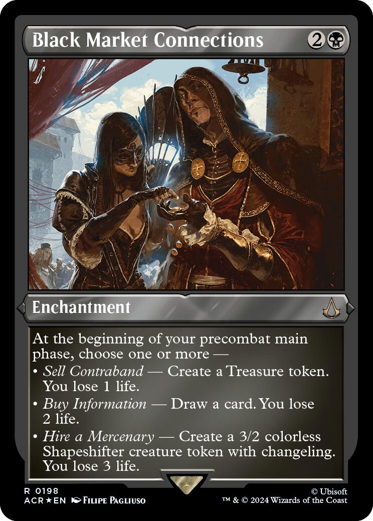 Black Market Connections (Foil Etched) [Assassin's Creed] | Pegasus Games WI