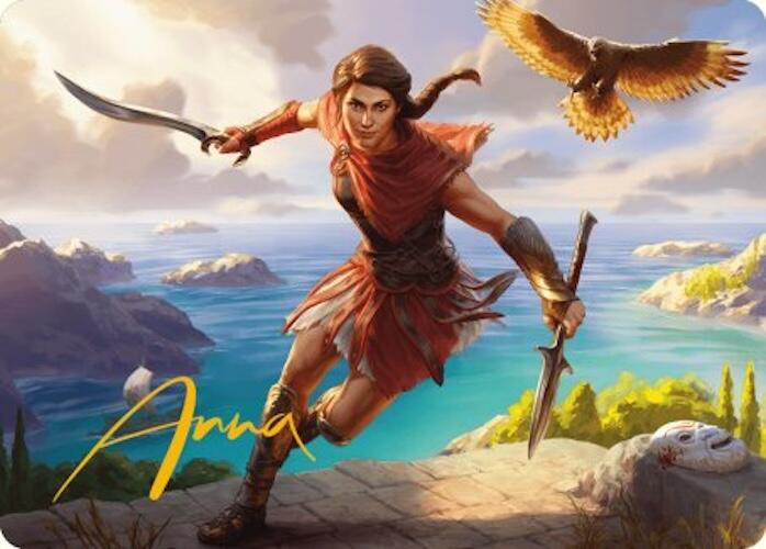 Kassandra, Eagle Bearer Art Card (Gold-Stamped Signature) [Assassin's Creed Art Series] | Pegasus Games WI
