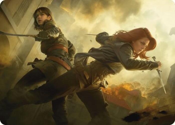 Mary Read and Anne Bonny Art Card [Assassin's Creed Art Series] | Pegasus Games WI