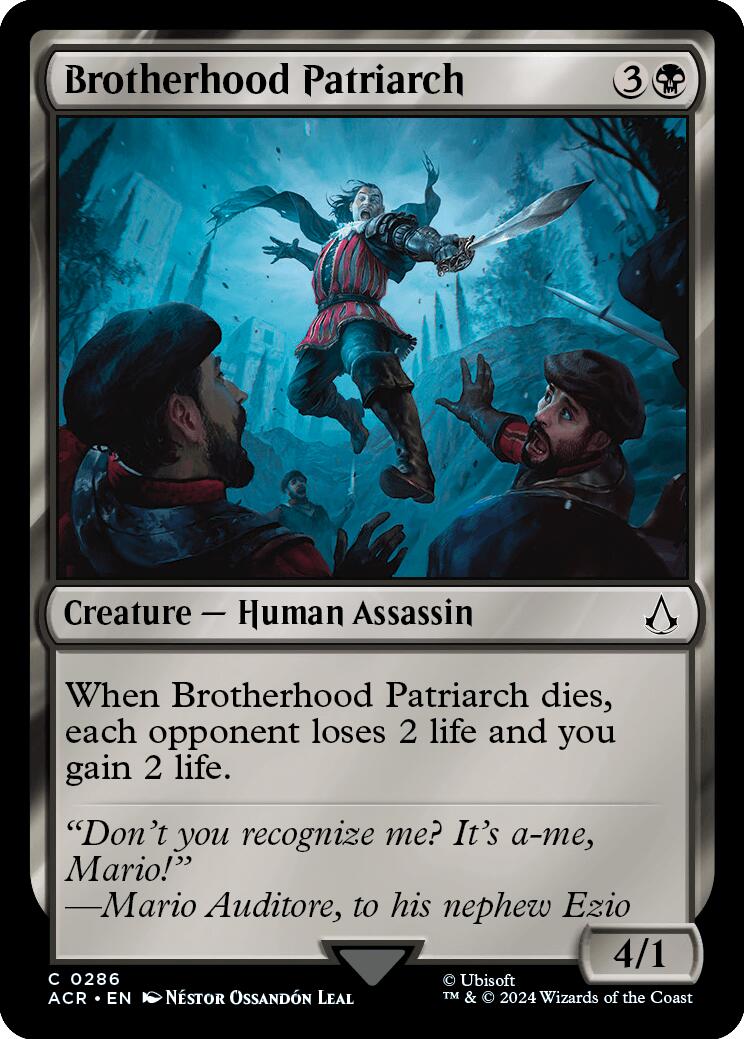 Brotherhood Patriarch [Assassin's Creed] | Pegasus Games WI