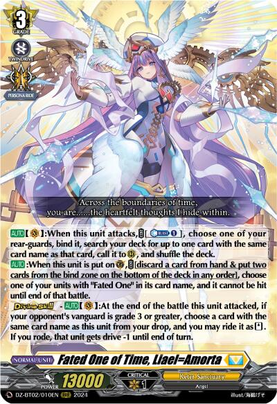Fated One of Time, Liael=Amorta (DZ-BT02/010EN) [Illusionless Strife] | Pegasus Games WI