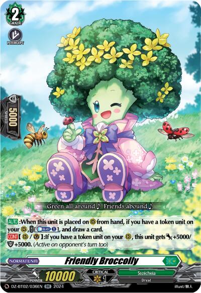 Friendly Broccolly (DZ-BT02/036EN) [Illusionless Strife] | Pegasus Games WI