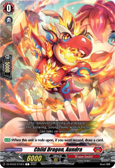 Child Dragon, Aundra (DZ-BT02/075EN) [Illusionless Strife] | Pegasus Games WI