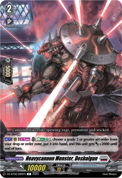 Heavycannon Monster, Desbalgun (DZ-BT02/089EN) [Illusionless Strife] | Pegasus Games WI