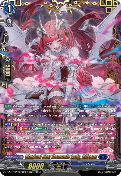 Clerical Star Demonic Lady, Bifrons (FFR) (DZ-BT02/FFR06EN) [Illusionless Strife] | Pegasus Games WI
