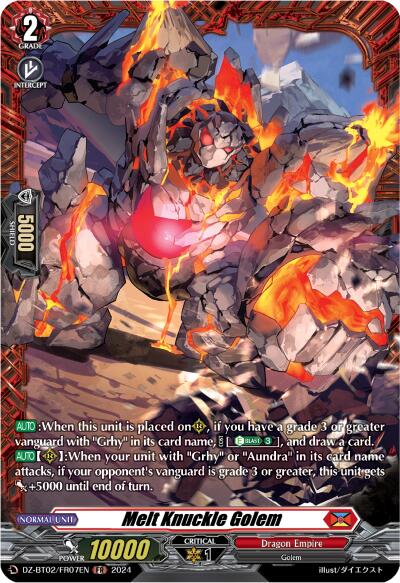 Melt Knuckle Golem (FR) (DZ-BT02/FR07EN) [Illusionless Strife] | Pegasus Games WI