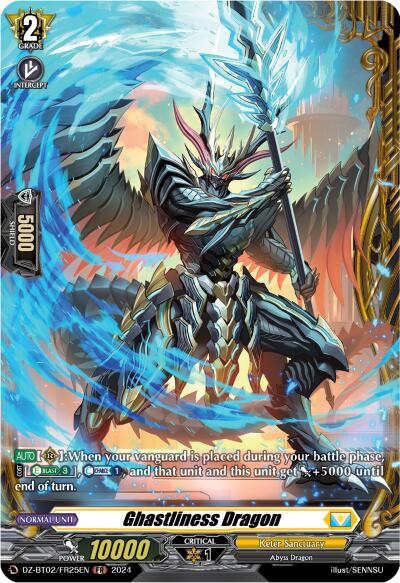 Ghastliness Dragon (FR) (DZ-BT02/FR25EN) [Illusionless Strife] | Pegasus Games WI