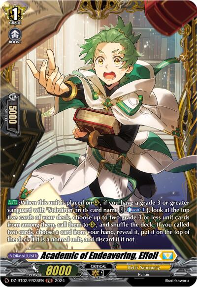 Academic of Endeavoring, Effoll (FR) (DZ-BT02/FR28EN) [Illusionless Strife] | Pegasus Games WI