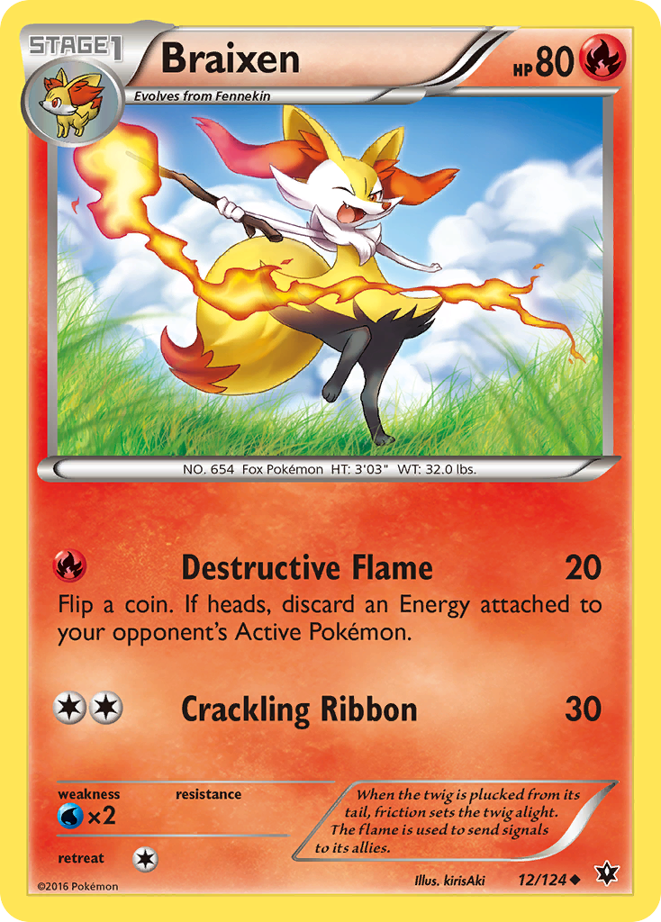 Braixen (12/124) [XY: Fates Collide] | Pegasus Games WI