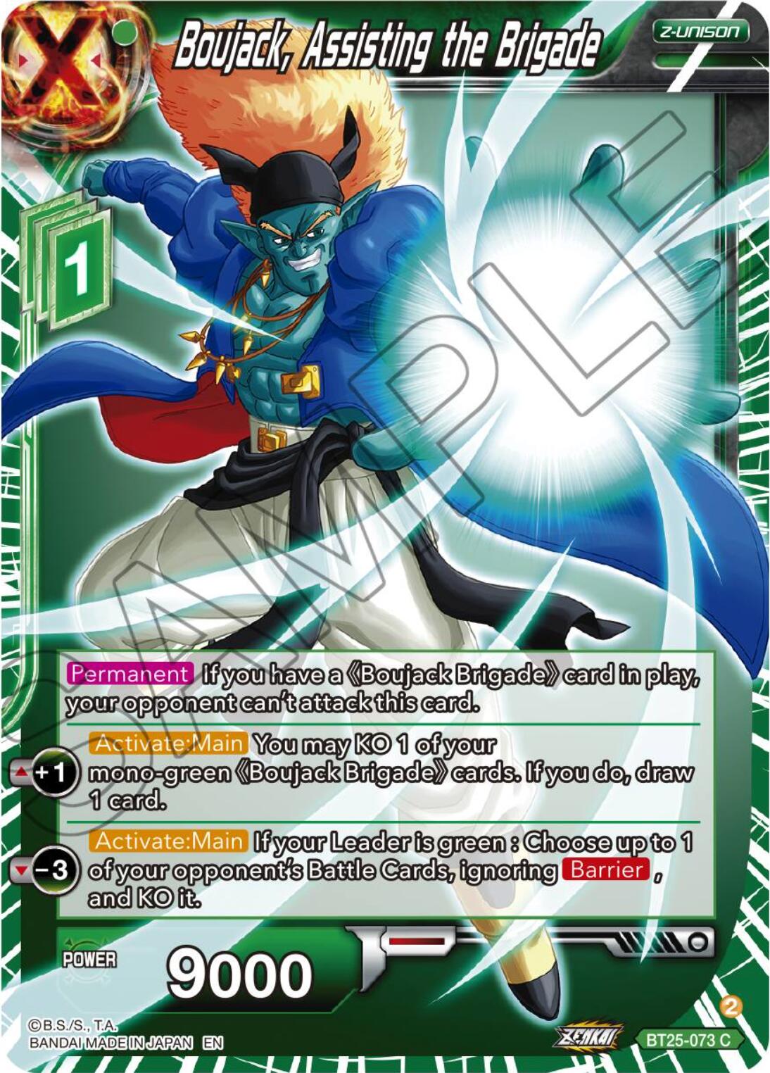 Boujack, Assisting the Brigade (BT25-073) [Legend of the Dragon Balls] | Pegasus Games WI