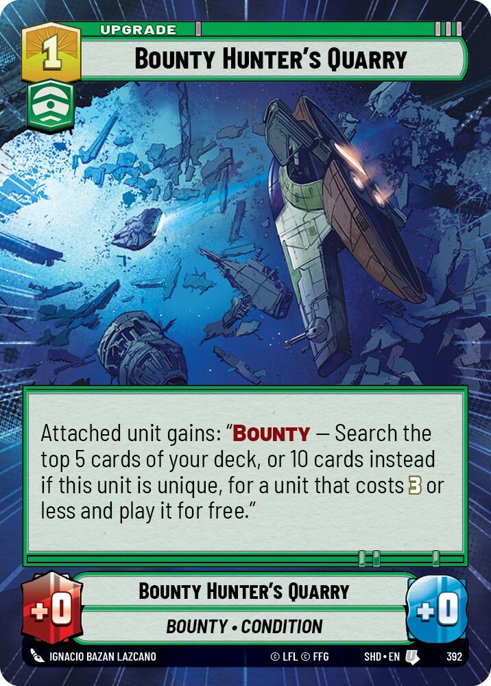 Bounty Hunter's Quarry (Hyperspace) (392) [Shadows of the Galaxy] | Pegasus Games WI