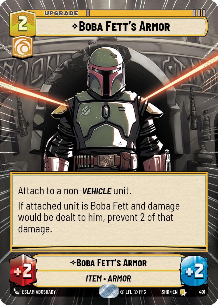 Boba Fett's Armor (Hyperspace) (491) [Shadows of the Galaxy] | Pegasus Games WI