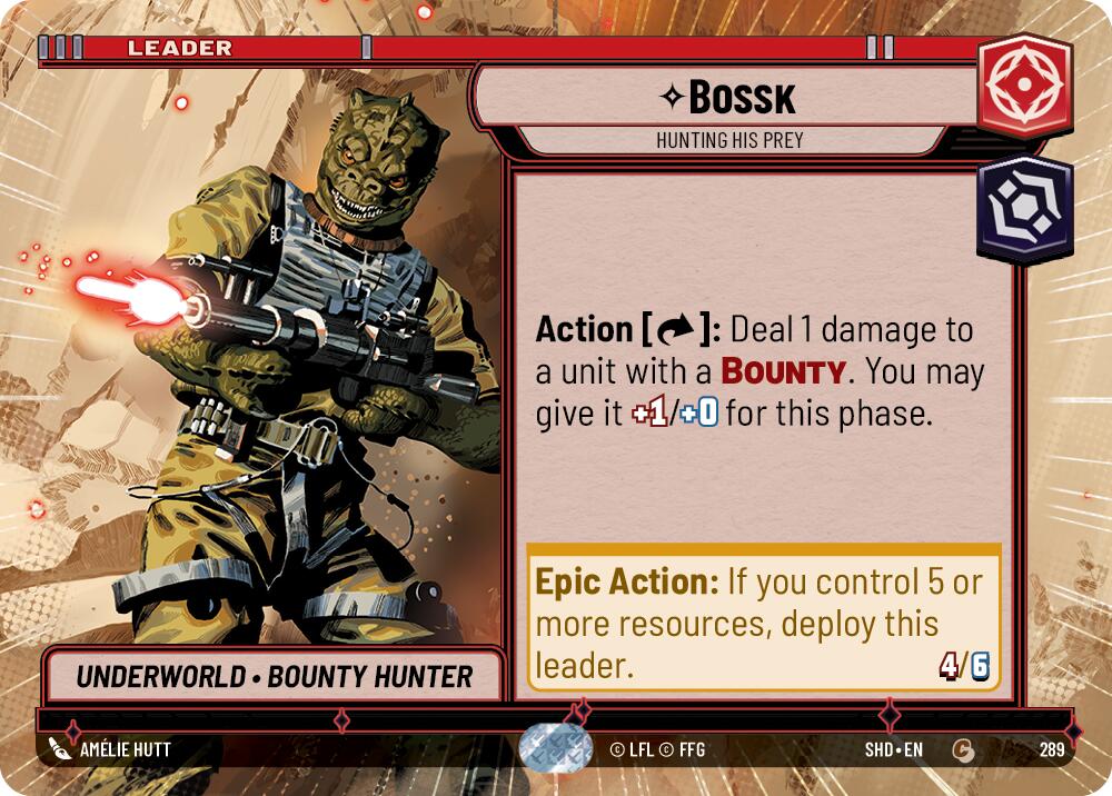 Bossk - Hunting His Prey (Hyperspace) (289) [Shadows of the Galaxy] | Pegasus Games WI