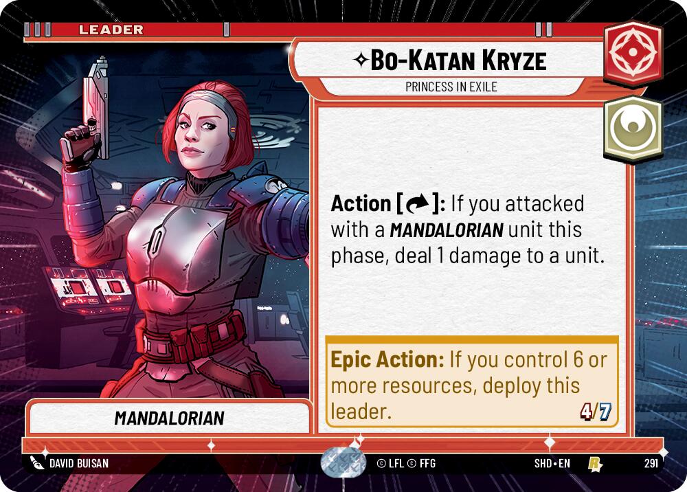 Bo-Katan Kryze - Princess in Exile (Hyperspace) (291) [Shadows of the Galaxy] | Pegasus Games WI