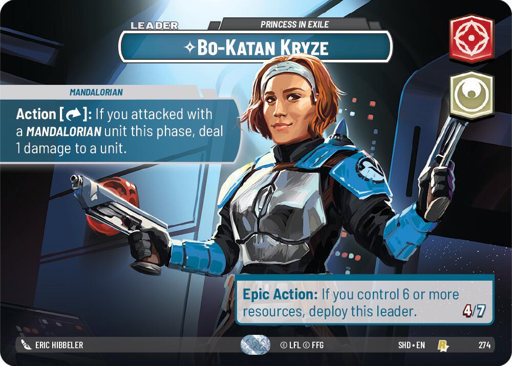 Bo-Katan Kryze - Princess in Exile (Showcase) (274) [Shadows of the Galaxy] | Pegasus Games WI