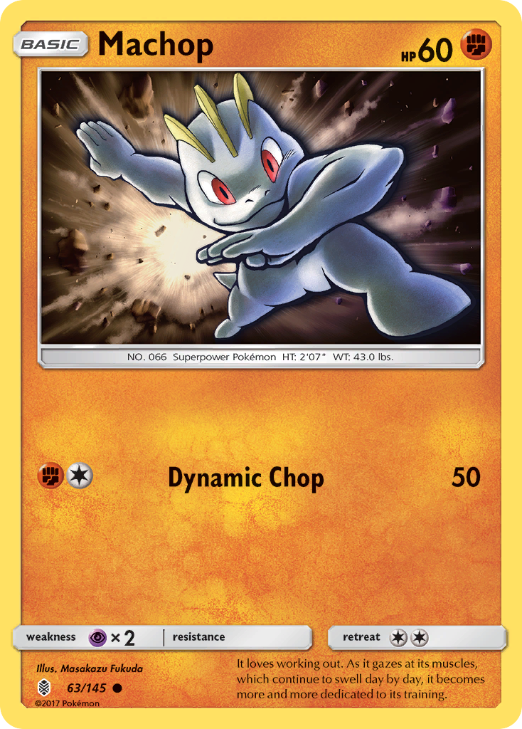 Machop (63/145) [Sun & Moon: Guardians Rising] | Pegasus Games WI