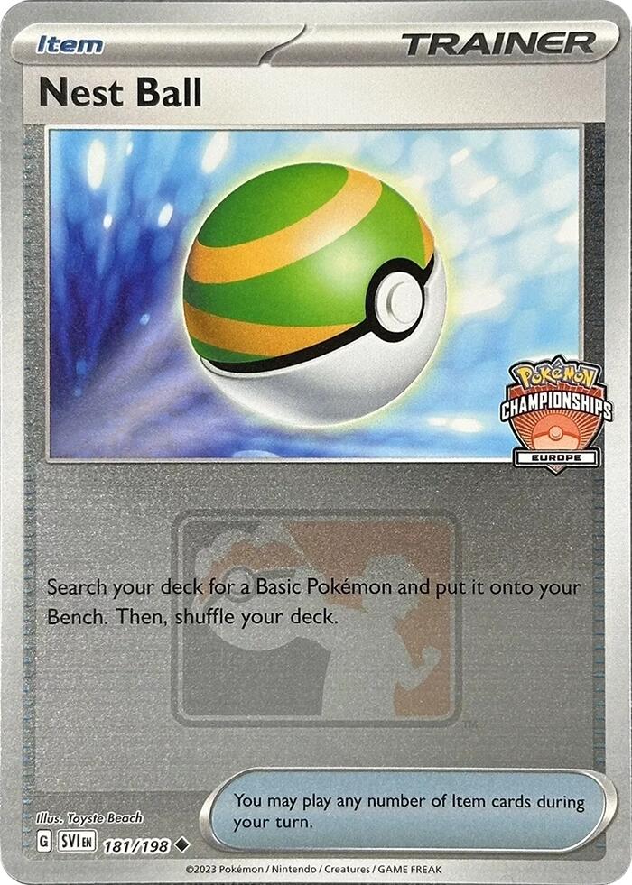 Nest Ball (181/198) (2024 Europe Championships) [League & Championship Cards] | Pegasus Games WI