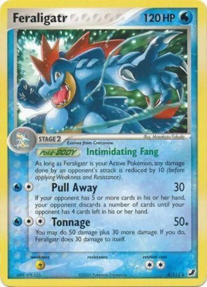 Feraligatr (4/115) (Theme Deck Exclusives) [EX: Unseen Forces] | Pegasus Games WI