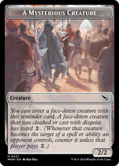 Ooze // A Mysterious Creature Double-Sided Token [Murders at Karlov Manor Tokens] | Pegasus Games WI
