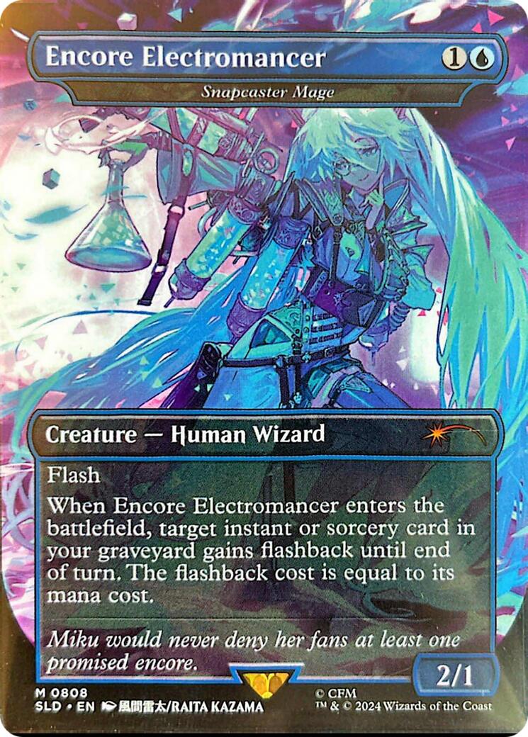 Encore Electromancer - Snapcaster Mage (Rainbow Foil) [Secret Lair Drop Series] | Pegasus Games WI
