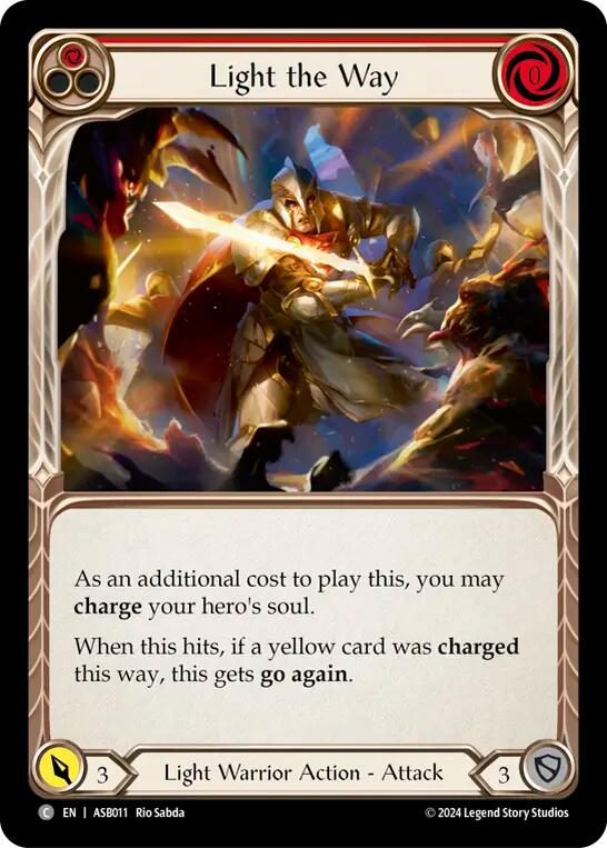 Light the Way (Red) [ASB011] (Armory Deck: Boltyn) | Pegasus Games WI