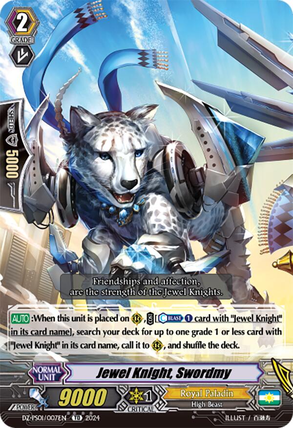 Jewel Knight, Swordmy (DZ-PS01/007EN) [DZ-PS01: Premium Deckset "Jewel Knight"] | Pegasus Games WI