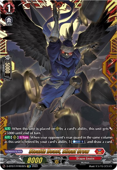 Stealth Beast, Silent Crow (FFR) (D-BT07/FFR03EN) [Raging Flames Against Emerald Storm] | Pegasus Games WI