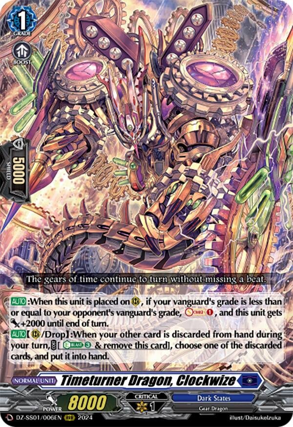 Timeturner Dragon, Clockwize (DZ-SS01/006EN) [Festival Booster 2024] | Pegasus Games WI