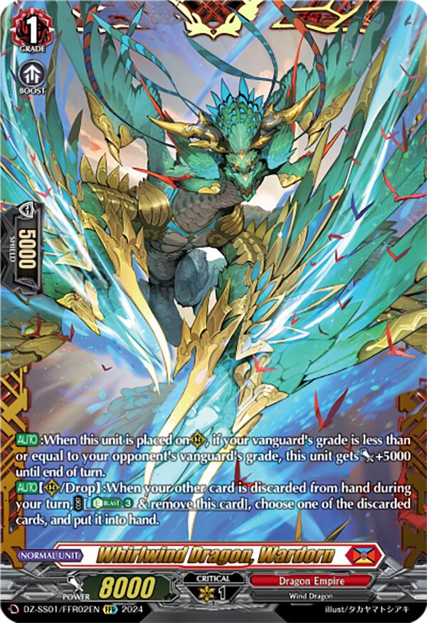 Whirlwind Dragon, Wardorn (DZ-SS01/FFR02EN) [Festival Booster 2024] | Pegasus Games WI
