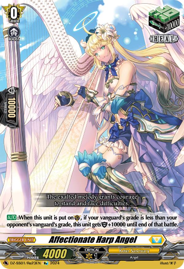 Affectionate Harp Angel (DZ-SS01/Re23EN) [Festival Booster 2024] | Pegasus Games WI