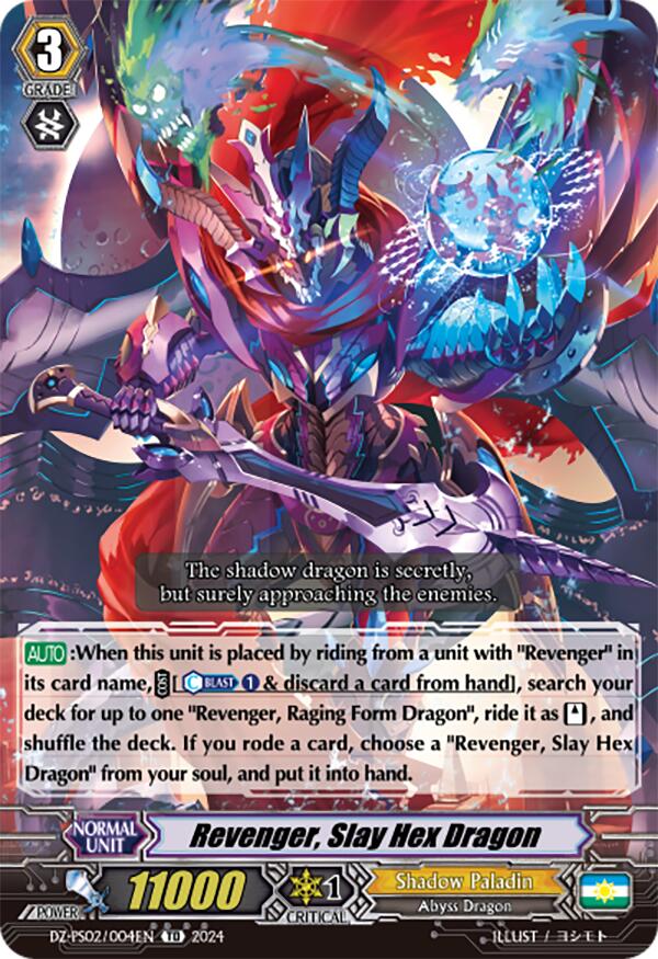 Revenger, Slay Hex Dragon (DZ-PS02/004EN) [DZ-PS02: Premium Deckset “Revenger”] | Pegasus Games WI