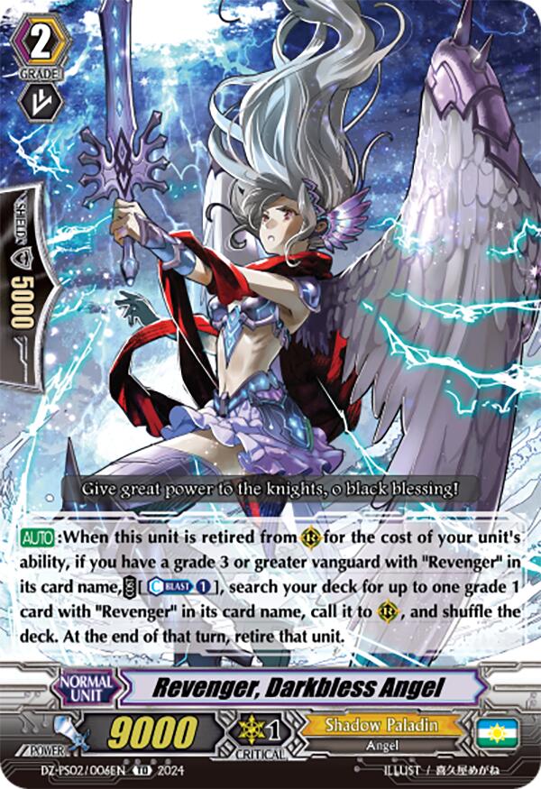 Revenger, Darkbless Angel (DZ-PS02/006EN) [DZ-PS02: Premium Deckset “Revenger”] | Pegasus Games WI