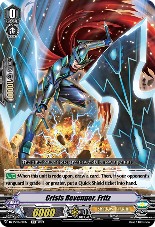 Crisis Revenger, Fritz (DZ-PS02/011EN) [DZ-PS02: Premium Deckset “Revenger”] | Pegasus Games WI