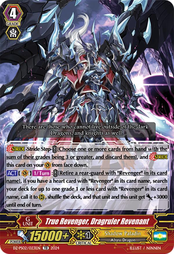 True Revenger, Dragruler Revenant (DZ-PS02/023EN) [DZ-PS02: Premium Deckset “Revenger”] | Pegasus Games WI