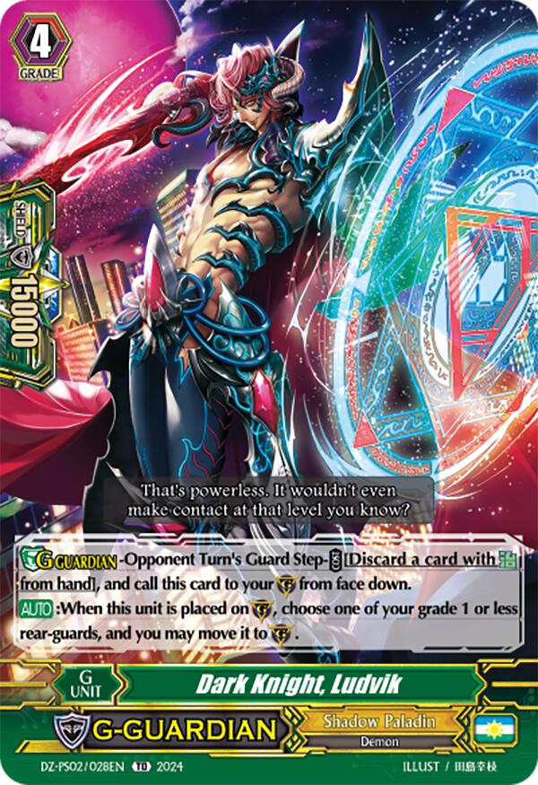 Dark Knight, Ludvik (DZ-PS02/028EN) [DZ-PS02: Premium Deckset “Revenger”] | Pegasus Games WI