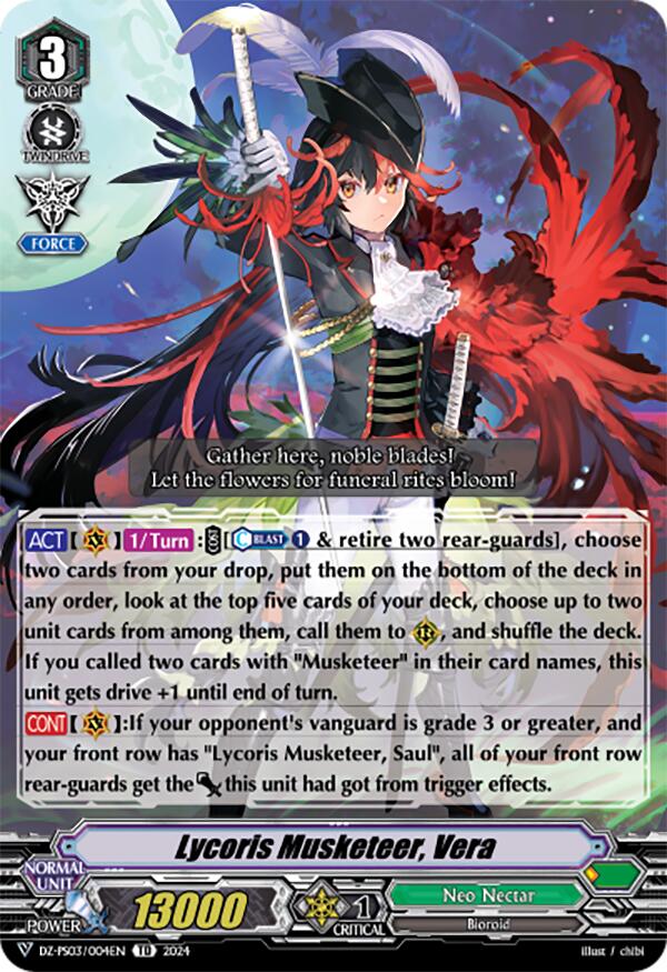 Lycoris Musketeer, Vera (DZ-PS03/004EN) [Premium Deckset "Musketeer"] | Pegasus Games WI