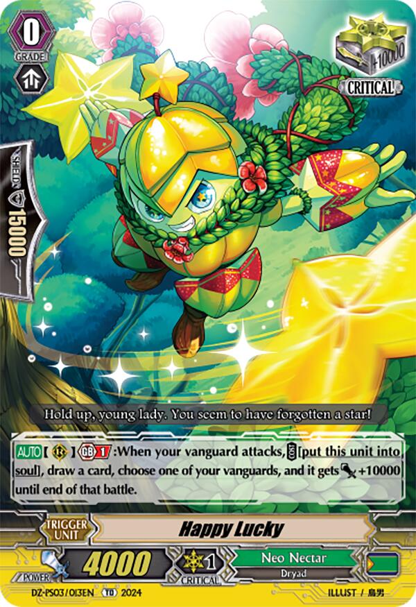 Happy Lucky (DZ-PS03/013EN) [Premium Deckset "Musketeer"] | Pegasus Games WI